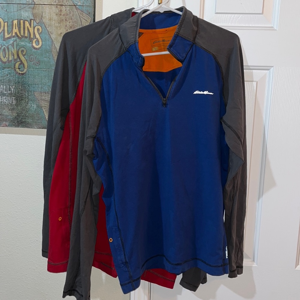 Eddie Bauer 1/4 Zip x 2